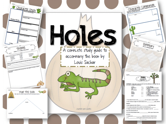 holes louis sachar study guide