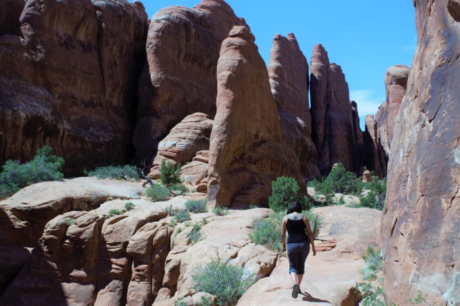 hiking fiery furnace without a guide