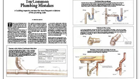 code check plumbing an illustrated guide to the plumbing codes