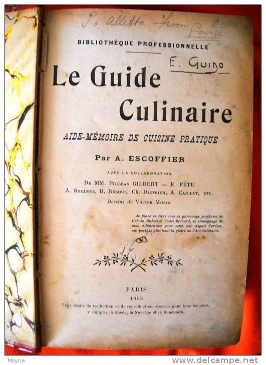 escoffier le guide culinaire revised