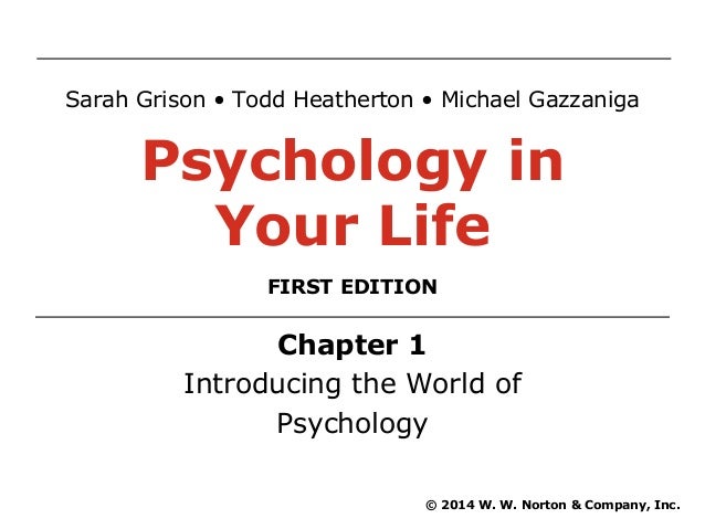 psychology study guide chapter 1
